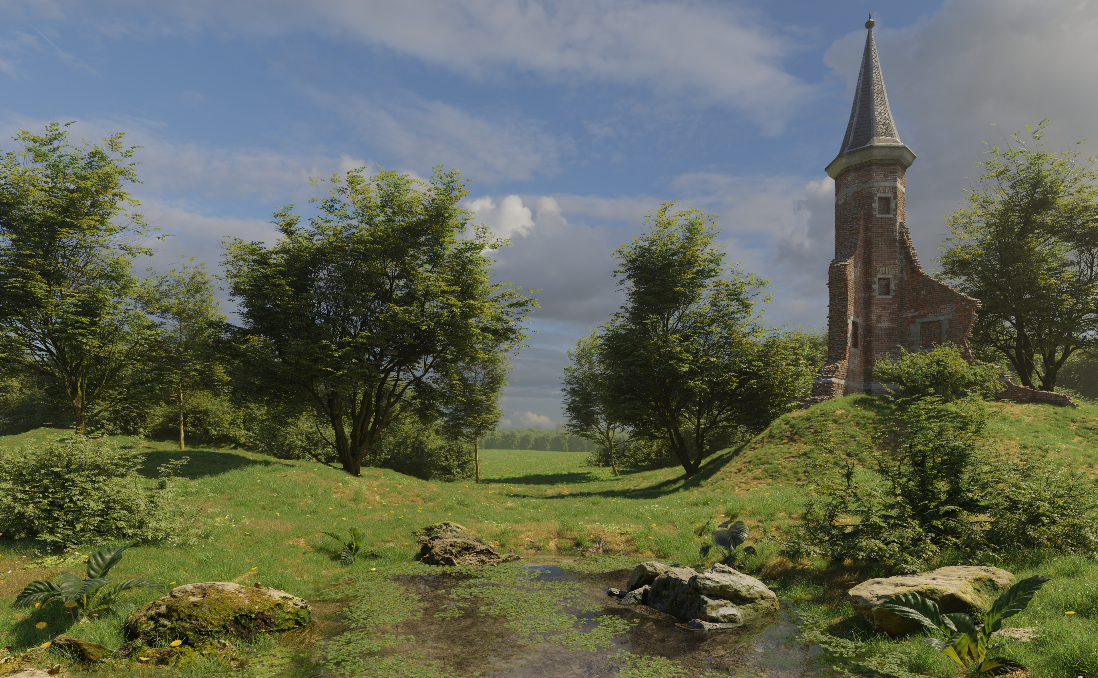 Landscape final render